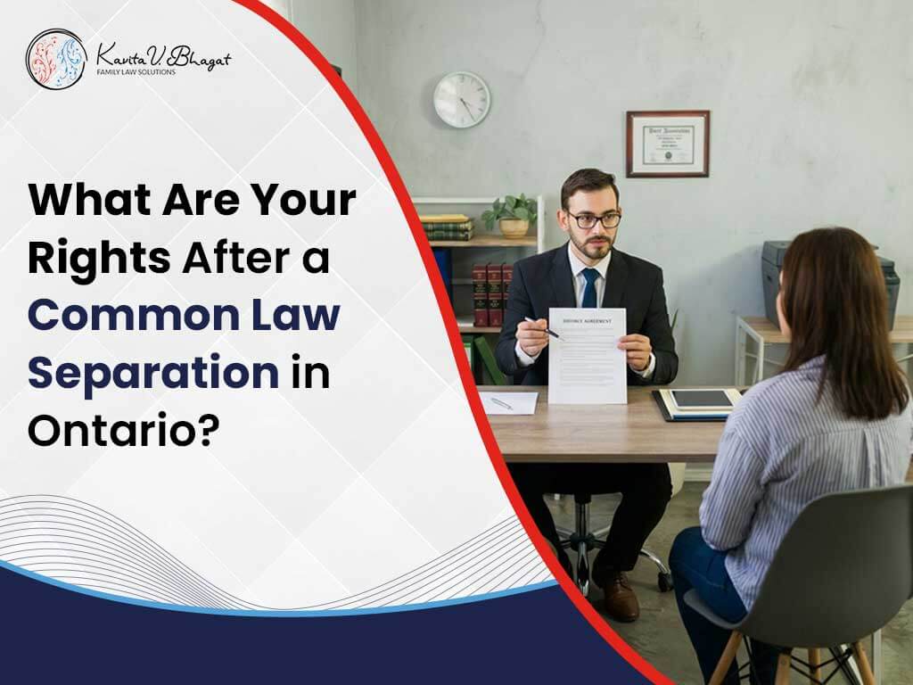 what are your rights after a common law separation in ontario