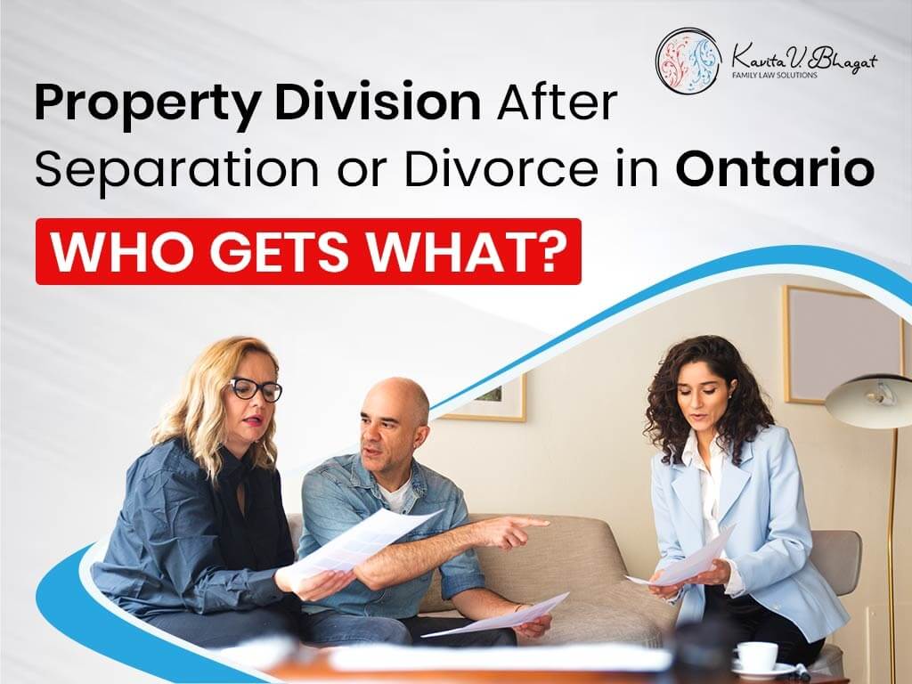 property division after separation or divorce in ontario